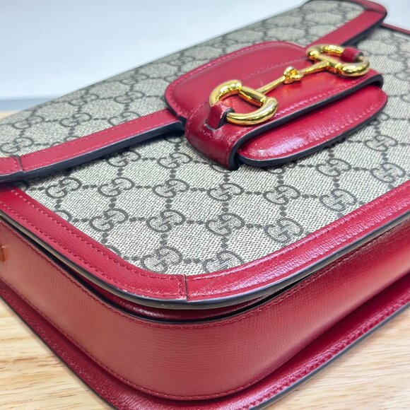 Gucci GG Logo Supreme 1955 Shoulder Bag Crossbody - Picture 6 of 9